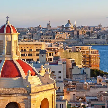 Blue Waves With Maltese Balcony Valletta