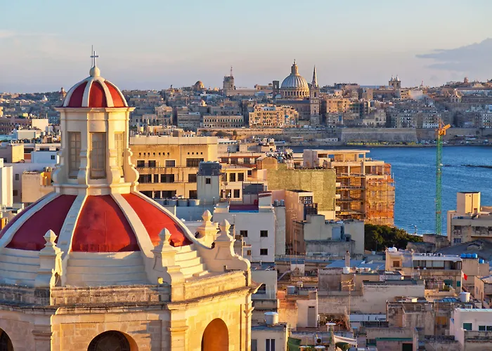 Blue Waves With Maltese Balcony La Valeta